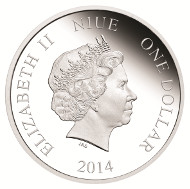 Niue / 1$ / 1/2oz 999 silver / 32mm / Mintage: 5,000.