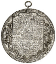 On March 13, 2014, in auction 247 of the Osnabrück auction house, one of the most beautiful Renaissance medals will be offered for sale. The gorgeous cast silver medal by Hans Reinhart is estimated at 40,000 euros.