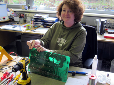 This is where the electronic parts, hidden inside the machines, are made. Photo: UK.