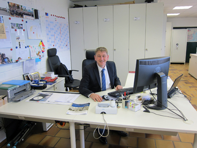 Joachim Steidel's office. Photo: UK.