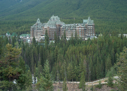 Banff Spring Hotel. Photograph: Guenter Wieschendahl / Wikicommons.