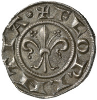 Florence, Republic (1189-1532). Fiorino d'argento, before 1260. Bust of Saint John the Baptist. Rv. Lily. © MoneyMuseum, Zurich.