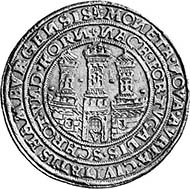 Hamburg. Portugaleser of 10 Ducats (1553-1562). Friedberg 1091. From auction Leu Numismatik AG, Zurich 92 (2004), 281.