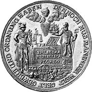 Hamburg. Bank Portugaleser of 10 Ducats 1679. Gaedechens II, 1615. From auction Leu Numismatik AG, Zurich 92 (2004), 282.