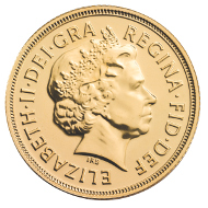 Indian Gold Sovereign 2014.