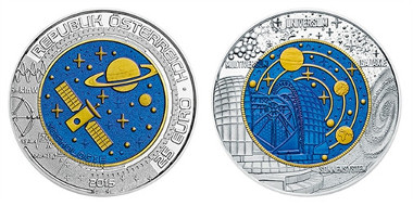 Austria / 2015 / 25 Euro / Silver-Niobium / 34,00 mm / 16,50 g / Design: Helmut Andexlinger.