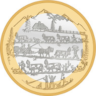 Switzerland / 2015 / 10 Franken / Cupronickel and Aluminium Bronze/ 15 g / Diameter: 33 mm / Design: Réhane Favereau, Chambésy / Mintage: 40,000.