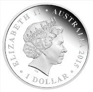 Australia / 2015 / 1 AUD / Silver .999 / 31.135 g / 40.60 mm / Mintage: 5000.