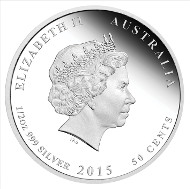 Australia / 2015 / 0.5 AUD / Silver .999 / 15.591 g / 32.60 mm / Mintage: 5000.