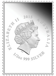 Australia / 2015 / 0.7 AUD / Silver .999 / 15.573 g / 26.60 x 37.60 mm / Mintage: 2500.