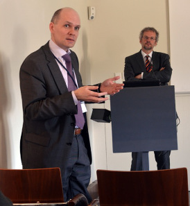 B. Woytek and M. Mulsow during the session at the Kunsthistorisches Museum. © ÖAW, Vienna.