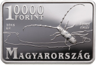 Hungary / 2015 / 10000 HUF / silver .925 / 31.46 g / 26.4 x 39.6 mm / Design: István Kósa / Mintage: 5,000.