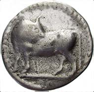 Fig. 3: Forgery of a stater from Sybaris.