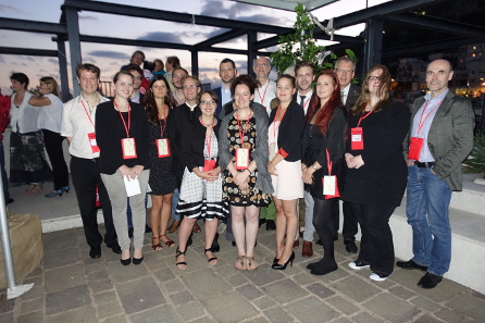 The reception in honor of the scholarship holders. Photograph: UK.