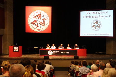Closing ceremony, in the presence of the newly appointed President of the International Numismatic Council. Photograph: UK.