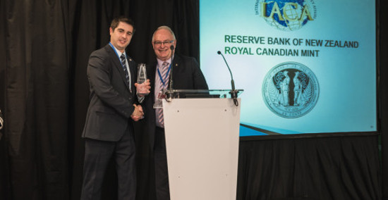 Royal Canadian Mint and the Reserve Bank of New Zealand: Winners of Best New Commemorative or Test Circulating Coin.