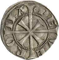 Since 1311, the meinhardzwanziger were imitated even in Verona to which the ladder, the coat of arms of the Scaliger, above the beak of the eagle points. Rizzolli-Pigozzo fig. 48.