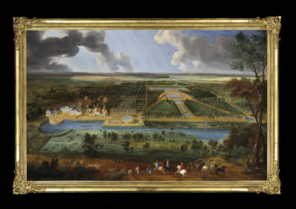 The Visit of Louix XIV to the Château de Juvisy, Pierre-Denis Martin, Paris, about 1700. © Victoria and Albert Museum, London.