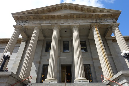 The impressive front of The Granite Lady. Photograph: UK.