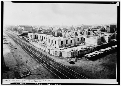 The building of the Old Mint. Photograph: Library of Congress HABS CAL,38-SANFRA,5-1.