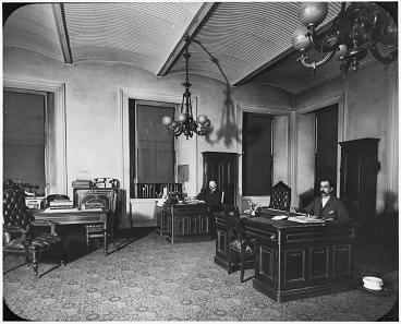 Assayers at work. National Archives and Records Administration 296547.