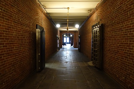 A view into the basement where coins and bars were stored. Photograph: UK.