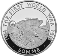 Great Britain / £5 / .925 silver / 28.28g / 38.61mm / Design: Jody Clark (obverse), John Bergdahl (reverse) / Mintage: 4,000.