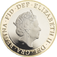 Great Britain / £2 / .925 silver (outer plated with fine gold) / 12g / 28.4mm / Design Jody Clark (obverse), Aaron West (reverse) / Mintage: 10,500. © Royal Mint.