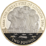Great Britain / £2 / .925 silver (outer plated with fine gold) / 12g / 28.4mm / Design Jody Clark (obverse), Aaron West (reverse) / Mintage: 10,500. © Royal Mint.