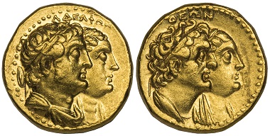 1038239: Greek. Ptolemaic Kings of Egypt. Ptolemy II Philadelphos. Tetradrachm.