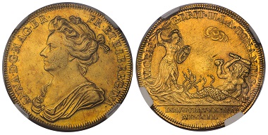 1037502: Great Britain. Anne. Coronation Medal.