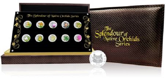 The Splendour of Native Orchids Series Coin Set.