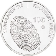 Finland / 10 Euros / Silver .500 / 10g / 28.5mm / Design: Sauli Suomela / Mintage: 10,000.
