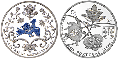 Portugal was the winner in the category 'Silver coin of the year'.