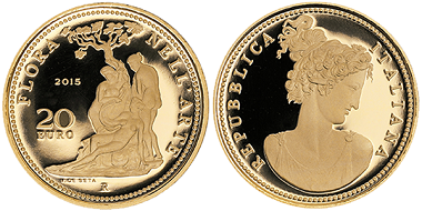 Italy was the winner in the category 'Gold coin of the year'.