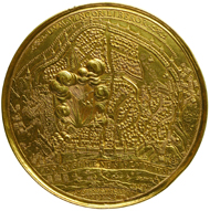Conquest of Smolensk by Sigismund III. Kingdom of Poland, Sigismund III Wasa (r. 1587-1632), 1611. Unknown artist (Goldsmith or badge maker, working in southern Germany or Bohemia). Cast, 315 ducats (1104.46g). Inv.-No. 276bBeta, dia. 135mm. © KHM-Museumsverband.