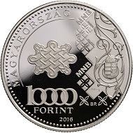 Hungary / 10,000 Forint / Silver .925 / 38,61mm / 31.46g / Design: István Kósa / Mintage: 5,000.