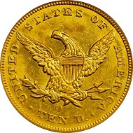 Lot 2153: USA. Liberty Eagle 1852-O. MS-60 (PCGS). Sold: 111,625 USD.