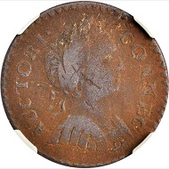 Lot 5204: USA. Connecticut Copper 1786. From the Anderson-Gleckler Collection. Rarity-7. VF-20 BN (NGC). Sold: 17,625 USD.