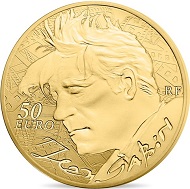 France / 50 euros / .920 gold / 22 mm / 8.45 g / Mintage: 500.