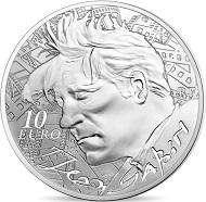 France / 10 euros / .900 silver / 37 mm / 22.2 g / Mintage: 5,000