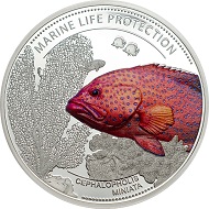 Palau / 5 Dollars / Silver. 999 / 25g / 38.61mm / Mintage: 1500.