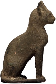 Lot 2 marked libby 1 in attachedment is Egyptian Bronze Cat, Late Period, ca. 664-332 BC. Purchased by Libby in 1906.