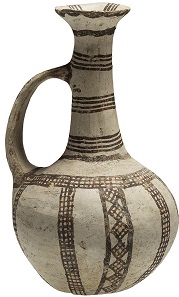 Lot 55: Cypriot Base Ring Jug, ca. 1500-1200 BC. From the Cesnola Collection.