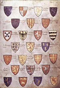 The Wijnbergen Roll, an armorial from the High Middle Ages.