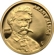 Hungary / 5000 HUF / Gold .999 / 0.5g / 11mm / Design: Vilmos Király / Mintage: 5,000.