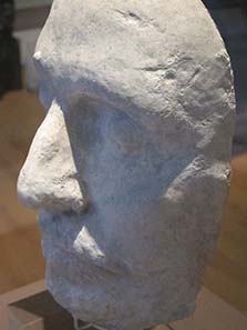 Death mask of Oliver Cromwell. Photo: UK.