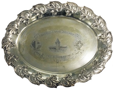 Tablet of the Central Swiss Freischießen in Lucerne in 1911.