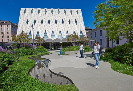 The new MEG building. Bureau Graber Pulver Architekten AG, Zurich. Photo: © Blaise Glauser.