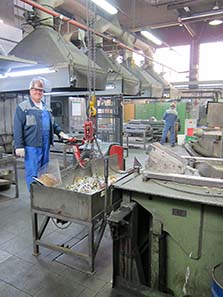 This lot of silver scrap will be melted down within a few seconds. Photo: UK.